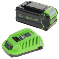 Greenworks Starter Kit 40V 4Ah Battery  + Battery Charger