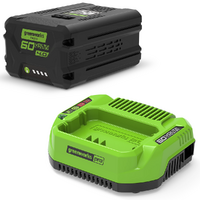 Greenworks Starter Kit 60V 4Ah Battery  + Battery Charger