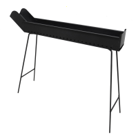 Seven Italy BBQ-100 Go - Charcoal roasting grill - 100x14 cm