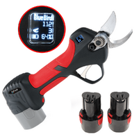Blue Bird PS 22-23 Battery-powered Electric Pruning Shears - 2 Batteries Included -  12.6V 2Ah - &Oslash; 23 mm