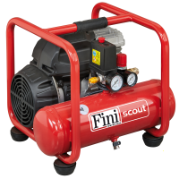 Fini Scout 6/244 - Electric Compact Portable Air Compressor - 1.5 Hp Motor - 8 Bar