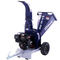 BullMach ZEUS 120 LE - Professional petrol wood chipper - 15 HP petrol engine with electric start