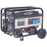 BullMach AMBRA 3600 E - 3 kW Wheeled Petrol Power Generator - DC 2.8 kW Single-phase