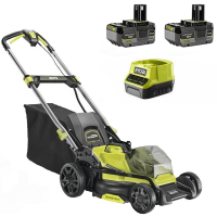 Ryobi RY18LMX40C-240 - Battery-powered Lawn Mower - 2x18V/4Ah - 40 cm Cut
