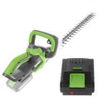 Verdemax TS20 Battery-powered Hedge Trimmer - 60 cm Blade - 20 V 2Ah Battery