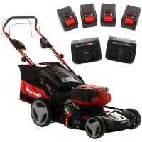 Einhell GE-CM 36/47 S HW Li Battery-powered Electric Lawn Mower - Kit - Self-propelled lawn mower 47 cm - 4 X 4Ah