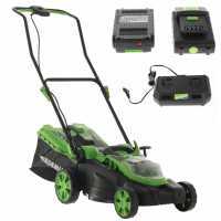 Verdemax RS20 Battery-powered Lawn Mower - 2 20 V/2.5Ah Batteries - 38 cm Cutting Width