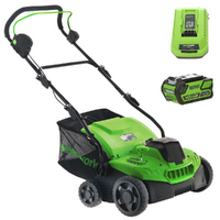 Greenworks GD40SC38II - Battery-powered Lawn Scarifier - 40 V- 4Ah