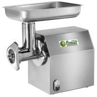 FIMAR TC 12C Electric Meat Mincer - Stainless Steel Body - Grinding Unit in Aluminium - Three-phase - 400V / 1.0 hp