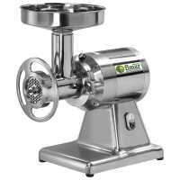 FIMAR TC22TE Electric Meat Mincer - Polished Aluminium Body - Stainless Steel Removable Grinding Unit- Three-phase - 400 V / 1.5 hp