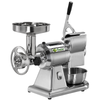 FIMAR TC22T Electric Meat Mincer - with Integrated Grater - Grinding Unit in Stainless Steel- Three-phase - 1.5HP/400V