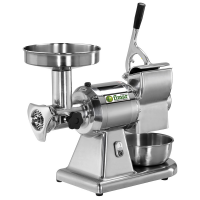 FIMAR TC12T Electric Meat Mincer - with Integrated Grater - Grinding Unit in Stainless Steel - Three-phase - 1.0HP/400V