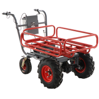 Geotech CAR 300T-T PLUS Electric Battery-powered Wheelbarrow - 40V Battery 6 Ah