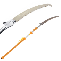 Professional Pruning Saw on aluminium telescopic pole SILKY LONGBOY 360 - 3.60 m pole