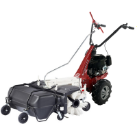 88 cm Petrol Powered Sweeper with Collector Eurosystems Minieffe RM - Loncin 196 OHV