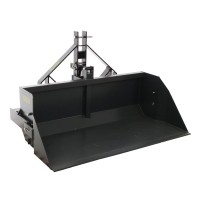 Blackstone B-PAL 160 - Tractor-mounted Rear Loader Bucket - 160 cm Blade - 700 Kg Load Capacity
