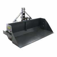 BlackStone B-PAL H 180 - Tractor-mounted Hydraulic Rear Loader Bucket - 180 cm - 700 Kg Load Capacity