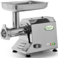 FAMA TIK22 UNIKO Electric Meat Mincer - Stainless Steel Machine Body and Removable Grinding Unit - Three-phase - 400 V / 1.5 hp