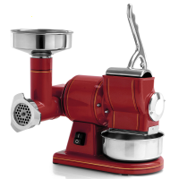 FAMA TG8R RETR&Oacute; Electric Meat Mincer - with Integrated Grater - Removable Grinding Unit in Stainless Steel - Single-phase - 0.5HP/230V