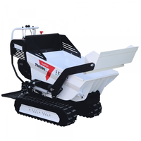 Seven Italy TH500C KM178-E Tracked Diesel Power Barrow - Hydraulic Dumper with Bucket 500 Kg