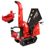 Ceccato Olindo Tritone BIG CINGO - Self-propelled track-mounted garden shredder on wheelbarrow - Honda GX390 engine