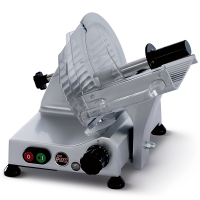 FAC F195 Meat Slicer with 195 mm Blade - Sharpener Included - 132W