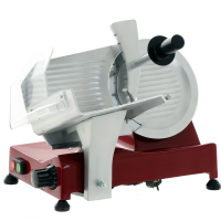 FAC S220 Red - Meat Slicer with 220 mm blade - Sharpener Included - 185W