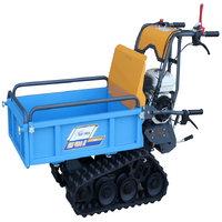 EuroMech EM400H-Agri Tracked Power Barrow - Extendable barrow with 400 Kg load capacity