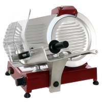 FAC F 300 R RED - Electric Gravity Meat Slicer - 300 mm Blade - Painted Aluminium Alloy Body