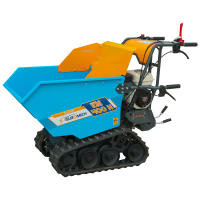 EuroMech EM400H-Dump Tracked Power Barrow - Dumper Barrow with 400 Kg load capacity