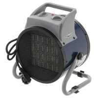 BullMach BM-EFH 2RC - Electric Hot Air Generator - Ceramic Heating Plate - 2 kW