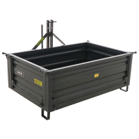 Transport Box for Tractor Blackstone B-TB 160 - Tipping transporter - 3 openable side panels