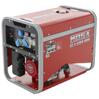 MOSA GE S-5000 HBM AVR - 4.4 kW Petrol Power Generator with AVR - DC 3.6 kW Single-phase