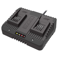 WORX WA3772 Standard Battery Charger - 20V - Dual Port