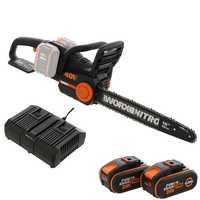 Worx WG385E Nitro - Battery-powered Electric Chainsaw - 2x 40V 4Ah - 40cm Blade