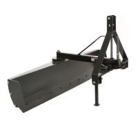 Blackstone B-GB 180 Tractor-mounted Grader Blade with 360&deg; Rotation and Adjustable Arm
