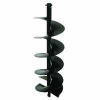 Ø 100x1000 mm one start spiral earth auger bit for post hole borers with reverse gear