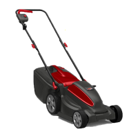 CASTELGARDEN XE 40 1400W Electric Lawn Mower - 38 cm Cutting Blade