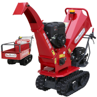 GeoTech-Pro BMS155 BS - Self-propelled track-mounted garden shredder on wheelbarrow - B&amp;S XR2100 engine