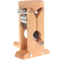 Schnitzer Campo 150g - Manual Table-top Beechwood Flaker Mill in with Stainless Steel Rollers