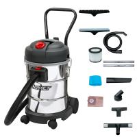 Comet CVP 130 X - Wet and Dry Vacuum Cleaner - 30 L  - Steel Drum - Professional Series