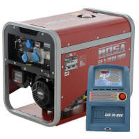MOSA GE S-7000 BBM AVR EAS - 6.5 kW Petrol Power Generator with AVR - DC 5.4 kW Single-phase + ATS