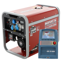 MOSA GE S-5000 BBM AVR EAS - 4.5 kW Petrol Power Generator with AVR - DC 3.6 kW Single-phase + ATS