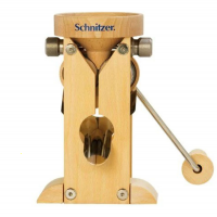 Schnitzer Campo 150g - Manual Table-top Beechwood Flaker Mill in with Stone Rollers