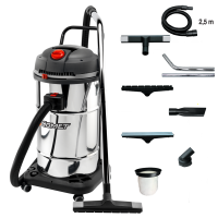 Comet CVP 265 X - Wet and Dry Vacuum Cleaner - 65 L - Steel Drum - Professional Series