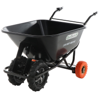 GeoTech CAR 300T-160 EVO Electric Wheelbarrow - 40 V 6Ah Battery