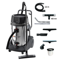 Comet CVP 278 XBH - Wet and Dry Vacuum Cleaner - 78 L - Steel Drum - Professional Series