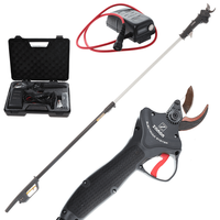 Zanon TIGER SL 38 Electric Pruning Shears on telescopic pole - 3.2Ah 50.4 V battery -  1.75/2.55 m