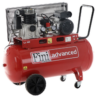 Fini Advanced MK 102-100-2M - Belt-driven electric air compressor - 2 Hp Motor - 100 L