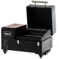 Royal Food Pelletto 140 W Table-top Wood Pellet Grill - Stainless Steel Grids - 35x38 cm Grid